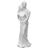 Febland White Ceramic Wedding Couple Figurine, Small