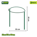 MyGarden nine pack green plant supports – 35 x 40cm