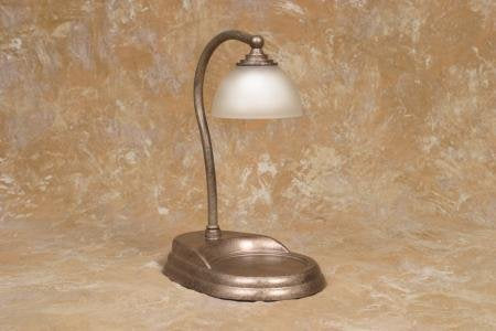Candle Warmers Aurora Glass Candle Lamp, Taupe