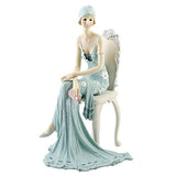 Widdop Broadway Belles lady on chair figurine