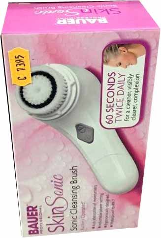 Battery Operated Bauer Battery Operated Skin Sonic Cleansing Brush