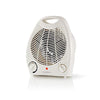 NEDIS HTFA10GWT Fan Heater | 1000/2000 W | Adjustable thermostat | 2 Heat Settings | Integrated handle(s) | White