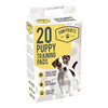 60 puppy training pads, three packs of 20