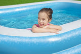 Bestway family inflatable paddling pool – 262 x 175 x 51cm