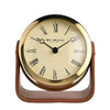 WM.Widdop. Gold Mantel Clock On Stand - W2942