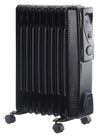 9 Fin Oil Filled Radiator - 2000w Black - 41969