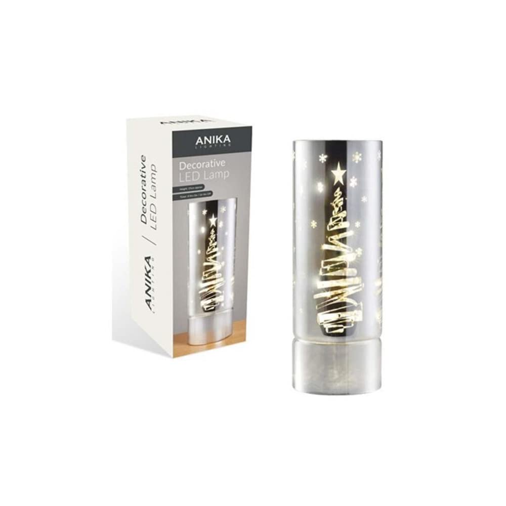 Anika Christmas tree LED tube lamp with warm white light and 6-hour timer