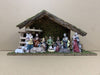 Nativity Stable & 11 Porcelain Figures - 98017