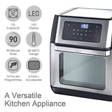 Digital Quest air fryer oven with 90-minute timer