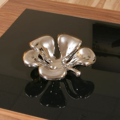 Heart Vase Ornament Chrome Christmas Birthday Present Modern 63 New