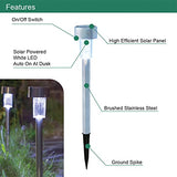 GardenKraft 36cm solar bollard garden lights