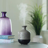 Airomé Gray Stone 250ml ceramic ultrasonic essential oil diffuser
