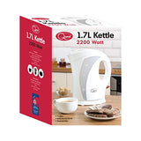 Quest 1.7L white electric kettle, 2000W