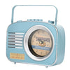 Widdop and Co Hometime Metal Mantel Clock - Retro Radio, W2951