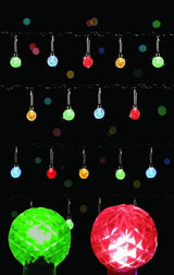 Premier 100 multi-coloured faceted LED Christmas lights