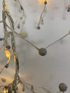 Brite Ideas Festive 20 LED Lights with Clear Pearl Beads, Warm White