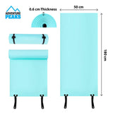 Adventure Peaks green EVA camping roll mat – 180 x 50cm