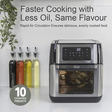 Quest air fryer oven for roasting baking and dehydrating
