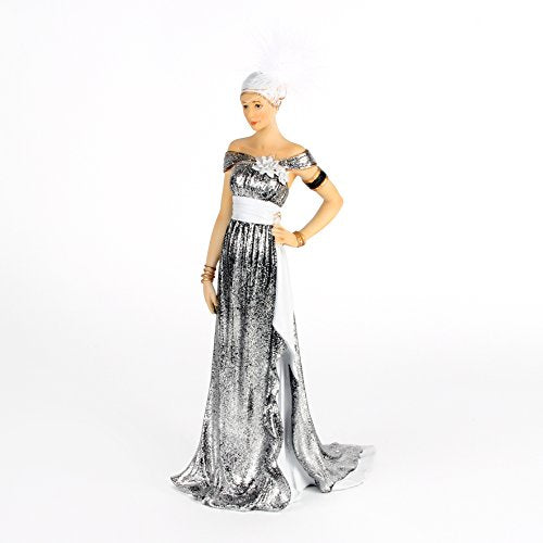 Charleston Alice Art Deco lady resin figurine – 30cm