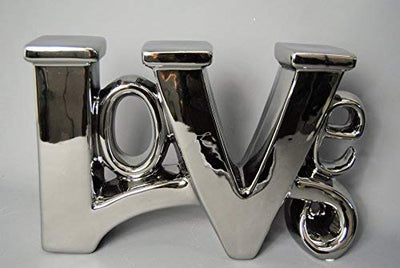 HARTES CHROME PLATED LOVE ORNAMENT
