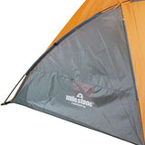 Two-person grey pop-up beach tent