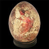 20cm amber mosaic glass mini egg table lamp