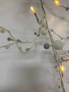 Brite Ideas Festive 20 LED Lights with Clear Pearl Beads, Warm White