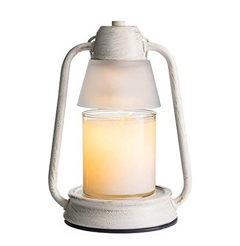 Brushed champagne Beacon top-down candle warmer lantern