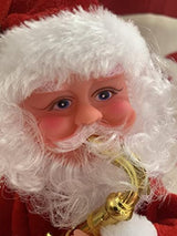 27cm animated musical Santa with saxophone