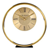 WM.Widdop. Round Gold Mantel Clock - W2937G