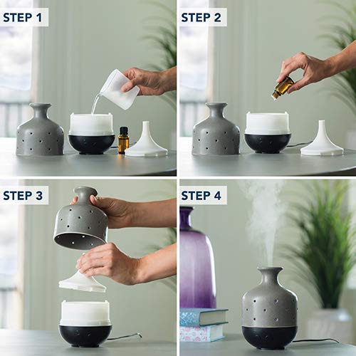 Airomé Champagne Palmette 250ml cut-metal ultrasonic essential oil diffuser