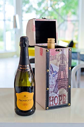 Hope beige wine bottle carrier gift box