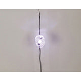 20 white LED skull battery Halloween string lights