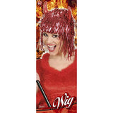 Tinsel Devil withHorns In Polybag Wig for Hair Accessory Fancy Dress