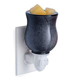CANDLE WARMERS ETC Pluggable Fragrance Warmer- Decorative Plug-in for Warming Scented Candle Wax Melts and Tarts or Essential Oils, Obsidian Glass