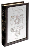 Mirrored camera storage book box vintage photography design