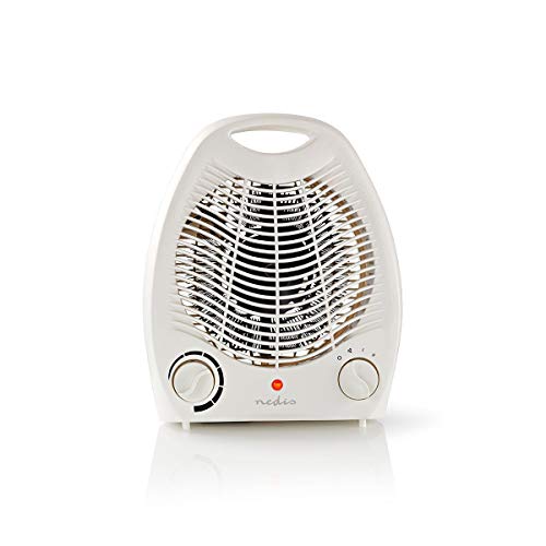 Nedis 2000W portable fan heater – white