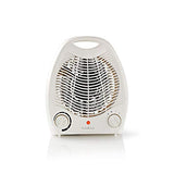 Nedis 2000W portable fan heater – white