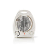 NEDIS HTFA10GWT Fan Heater | 1000/2000 W | Adjustable thermostat | 2 Heat Settings | Integrated handle(s) | White