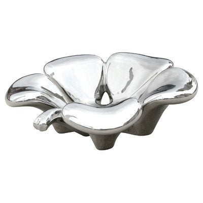 Febland silver ceramic clover dish – 35cm
