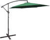 Green 3m cantilever banana garden parasol