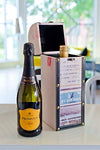 Febland Wine Bottle Carrier-Air Mail, Beige, Small