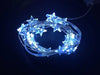 20 blue star LED copper wire fairy lights