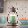 Candle Warmers HLRB Hurricane Candle Warmer Lantern- Rustic Brown