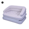 Avenli 88170 5-in-1 Inflatable Flocked Sofa Bed/Grey/Easy to Inflate/Ideal for Camping, Festivals or Spare Bed
