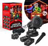 Global Gizmos 51030 projector with retail box 12 slides UK transformer and garden stake