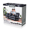 Bestway 75054 Multipurpose Sofa, 188 x 152 x 64 cm, PVC, Black, 74 x 60 x 25 inch