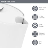 Quest white 1.7L electric kettle
