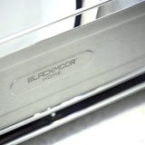 Blackmoor deluxe stainless steel dish drainer with wine glass rack