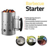 SIAM EXPRESS BBQ Chimney Starter Charcoal Coal Starter Quick Start Barbecue Lighter Burning with Safety Handle